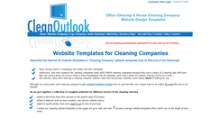 Desktop Screenshot of cleaning-web-templates.cleanoutlook.com