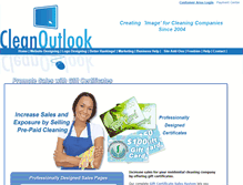 Tablet Screenshot of giftcertificates.cleanoutlook.com